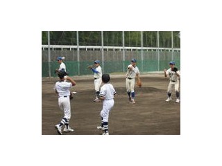 熊本北高校野球部主催・小学生野球チームとの交流会