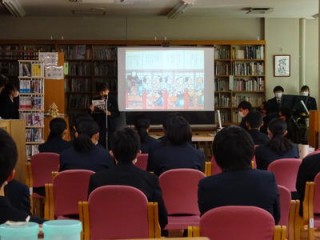 「冬の朗読会と音楽の調べ」を開催しました