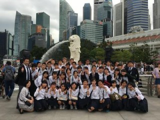 英語科１年生シンガポール・マレーシア修学旅行（１日目）
