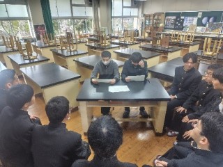 普通科URⅡ「振り返り面談」