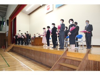 転退任式を行いました。