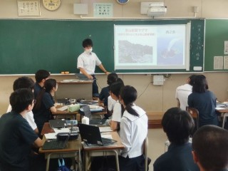 2年地学基礎「看図を用いた授業」