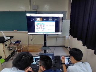 自然科学部「日本細菌学会中・高校生研究発表セッションでの発表」